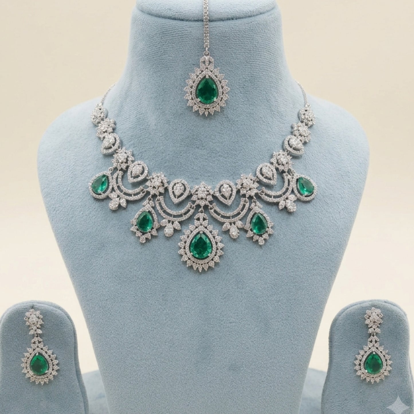 Aurelia Drop Tika Necklace