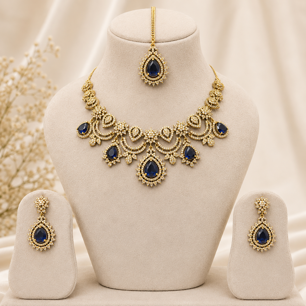 Aurelia Victorian Polish Drop Necklace