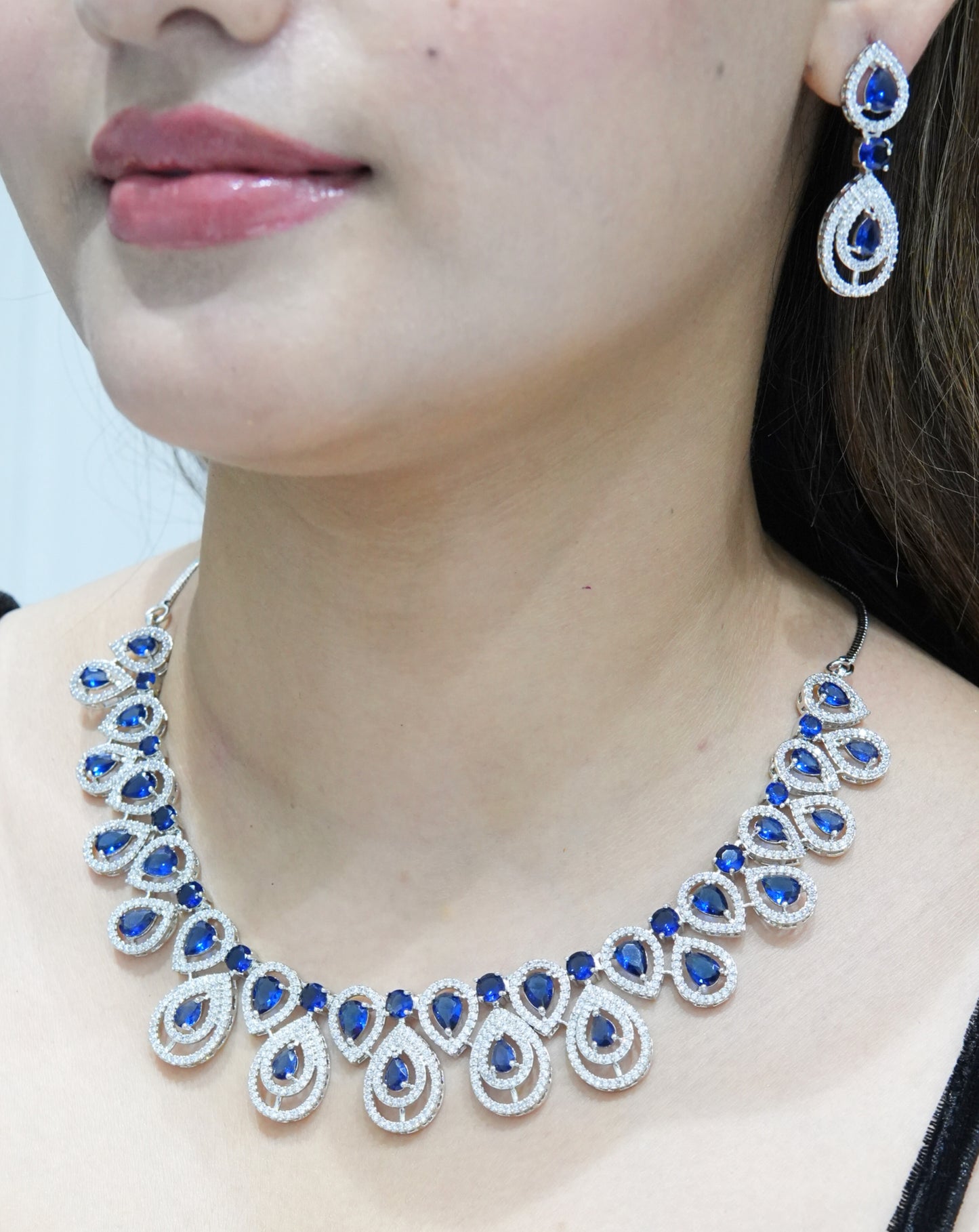 Noor Luxe American Diamond Set