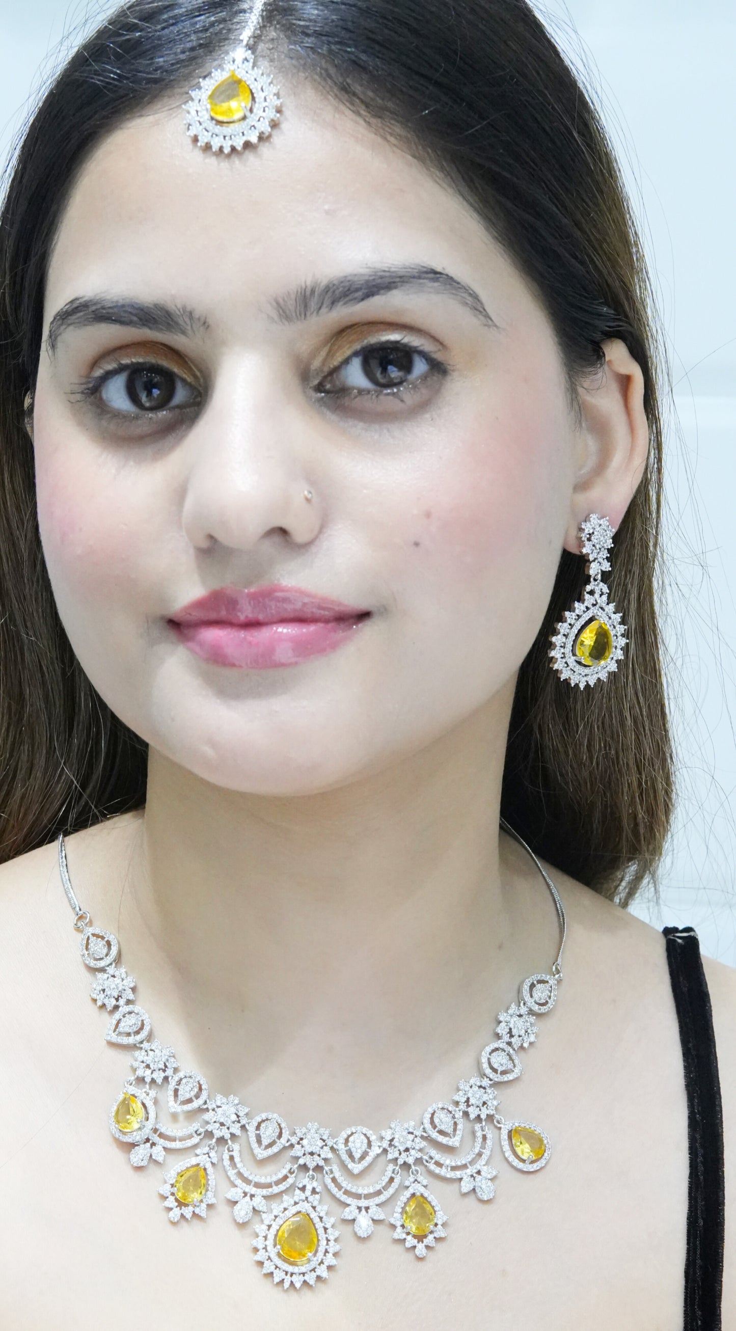 Aurelia Drop Tika Necklace