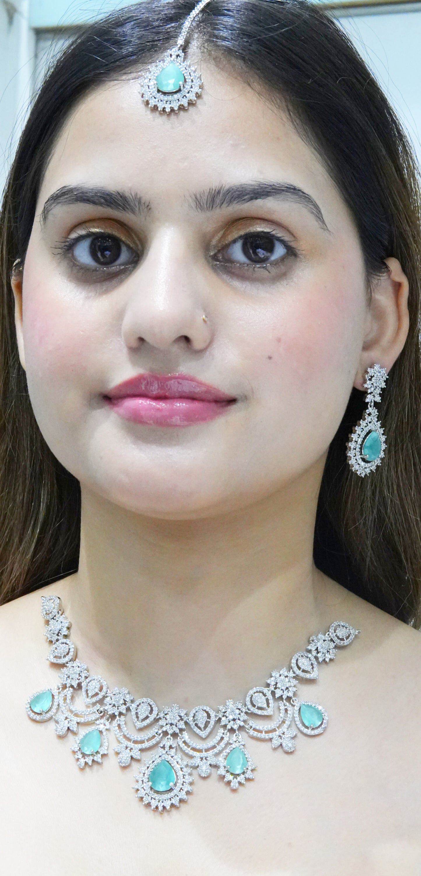 Aurelia Drop Tika Necklace