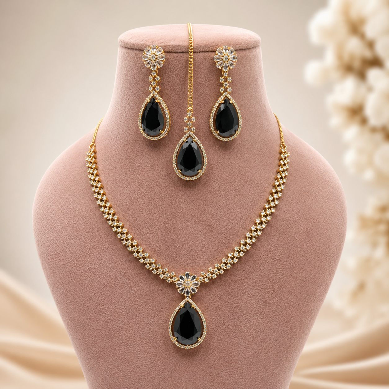 Ishika Victorian-Mehendi Necklace