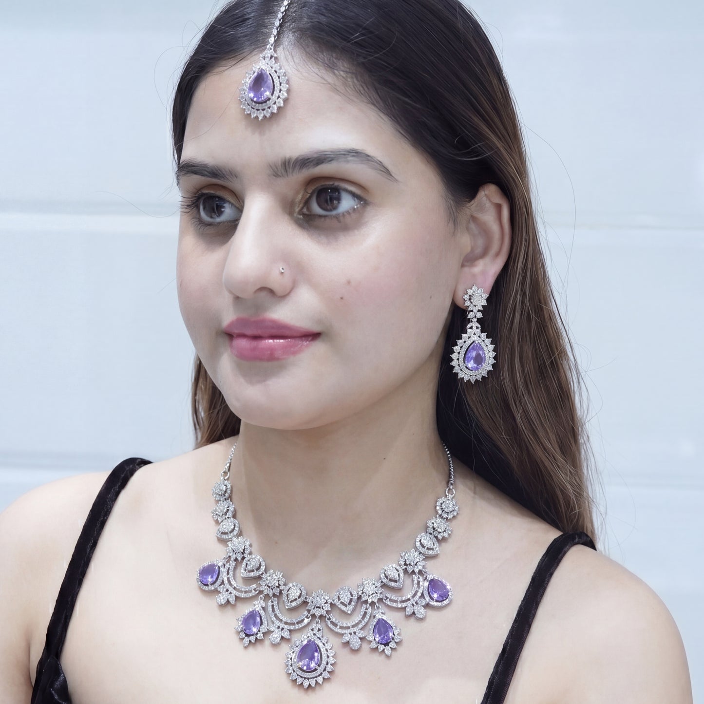 Aurelia Drop Tika Necklace