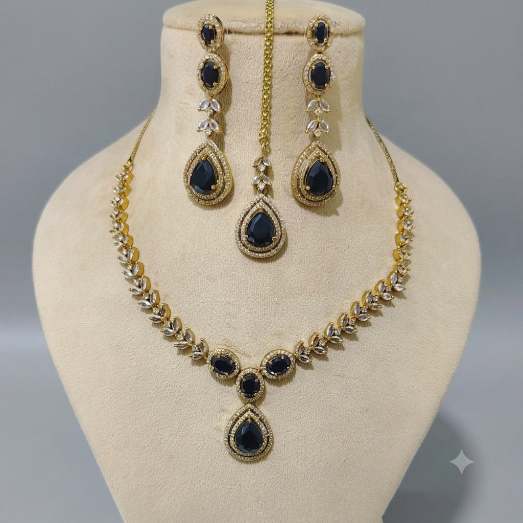 Hiba Victorian- Mehendi Necklace