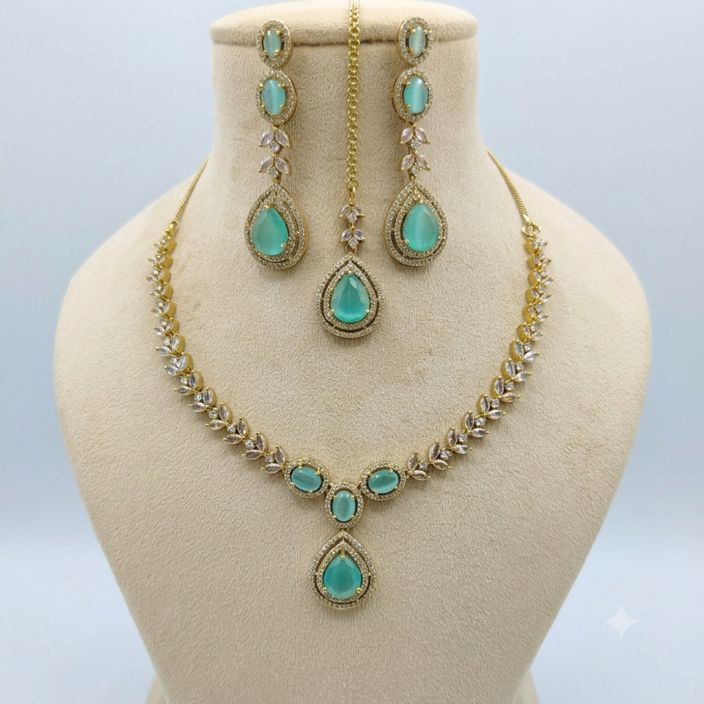 Hiba Victorian- Mehendi Necklace