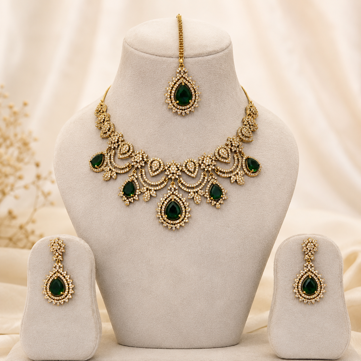 Aurelia Victorian Polish Drop Necklace