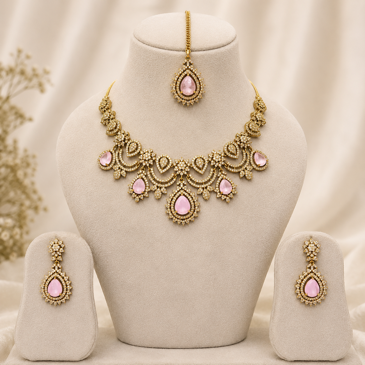 Aurelia Victorian Polish Drop Necklace