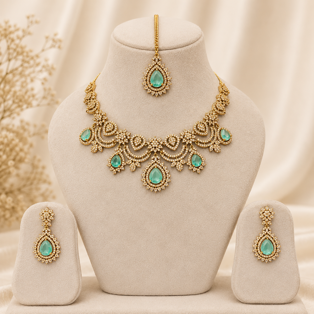 Aurelia Victorian Polish Drop Necklace