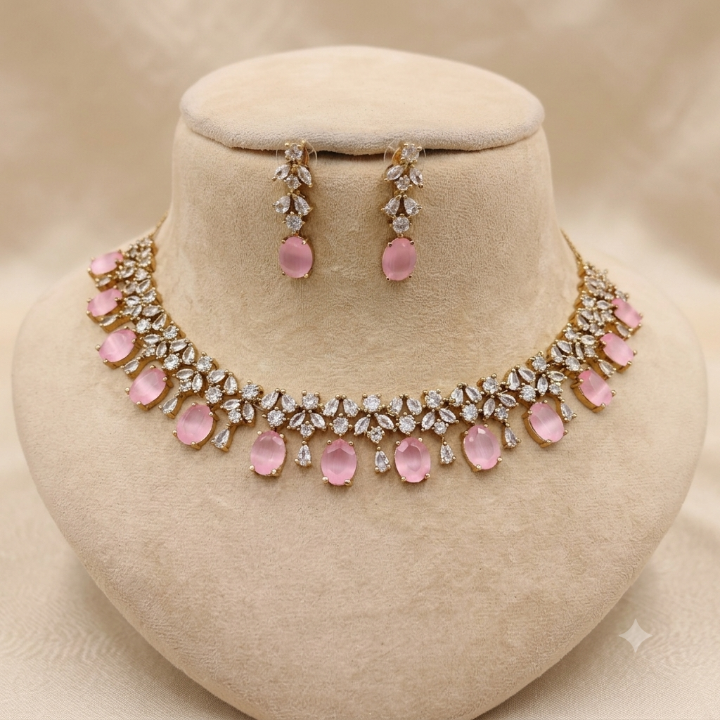 Miraya Starcut Victorian Mehendi Starcut Necklace