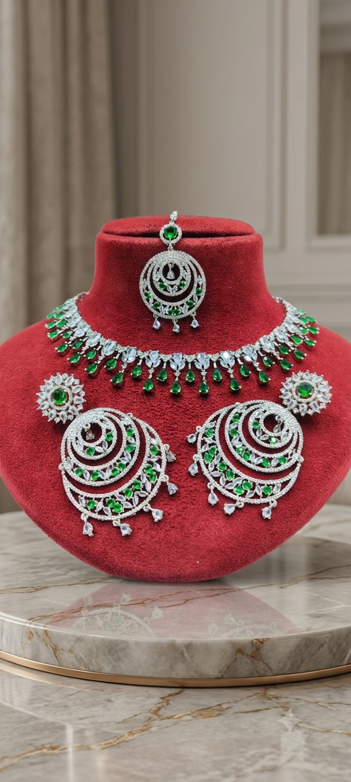 Nayab Chandbali Necklace