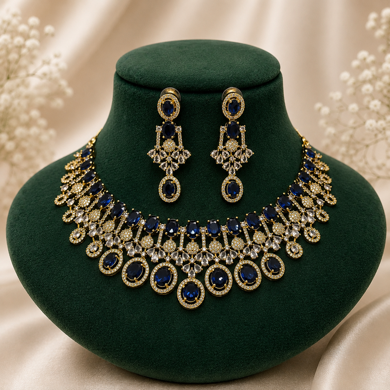 Kiyana Victorian-Mehendi Brdal Set