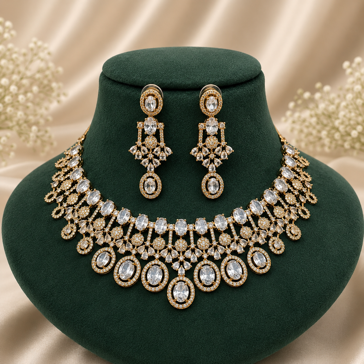 Kiyana Victorian-Mehendi Brdal Set