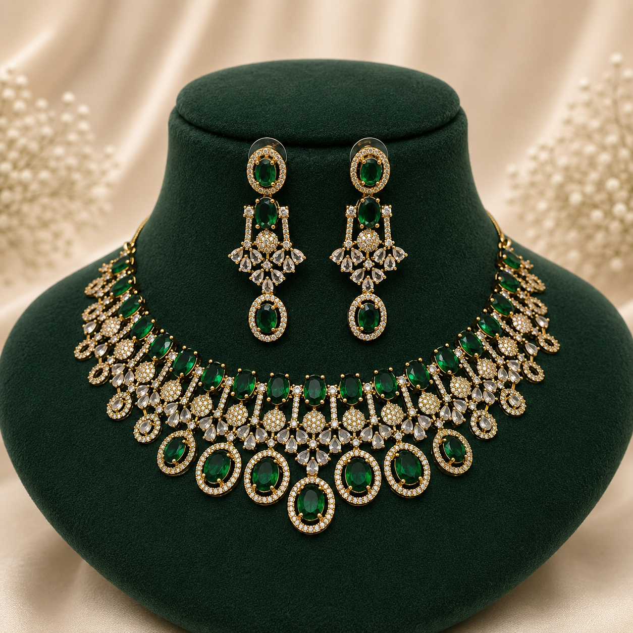 Kiyana Victorian-Mehendi Brdal Set