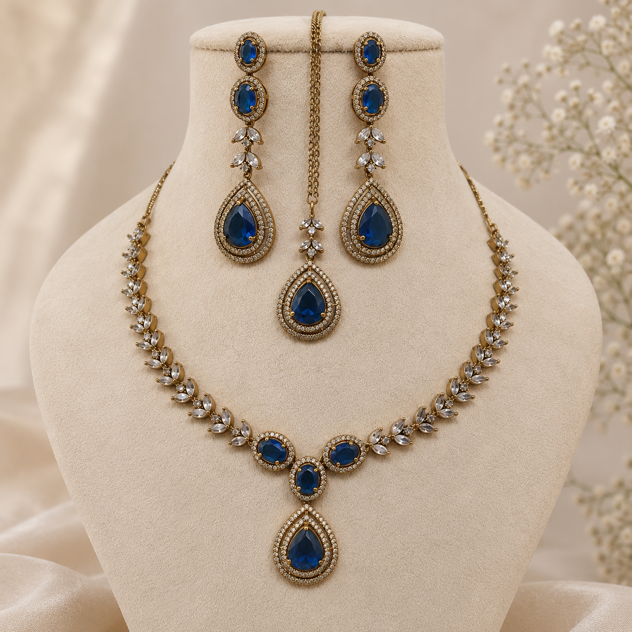 Hiba Victorian- Mehendi Necklace